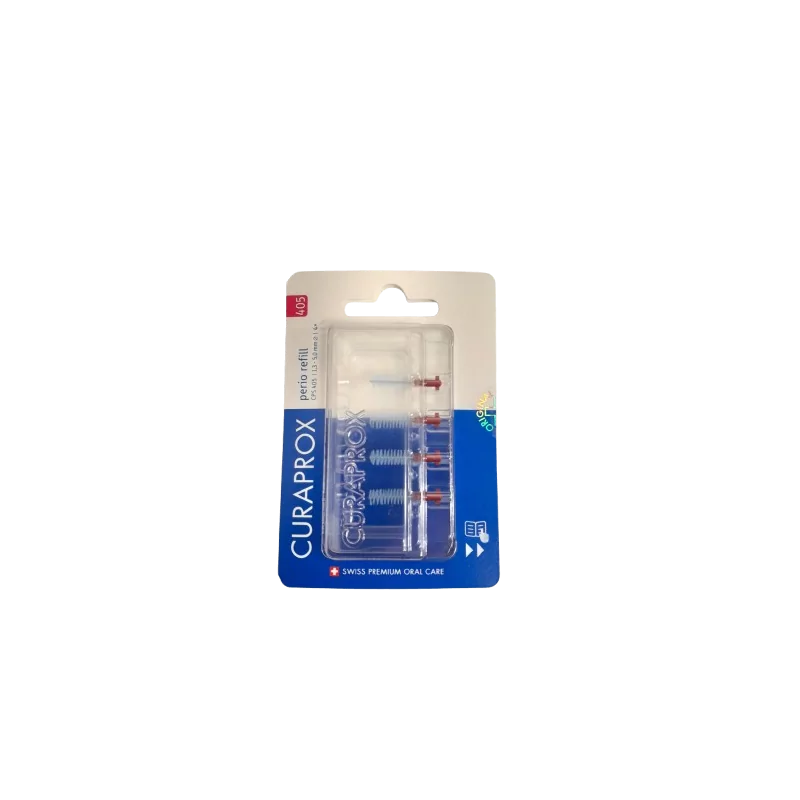 Curaprox Perio Refill Brossettes CPS 405 1,4 - 5,0 mm X4 -Univers Pharmacie