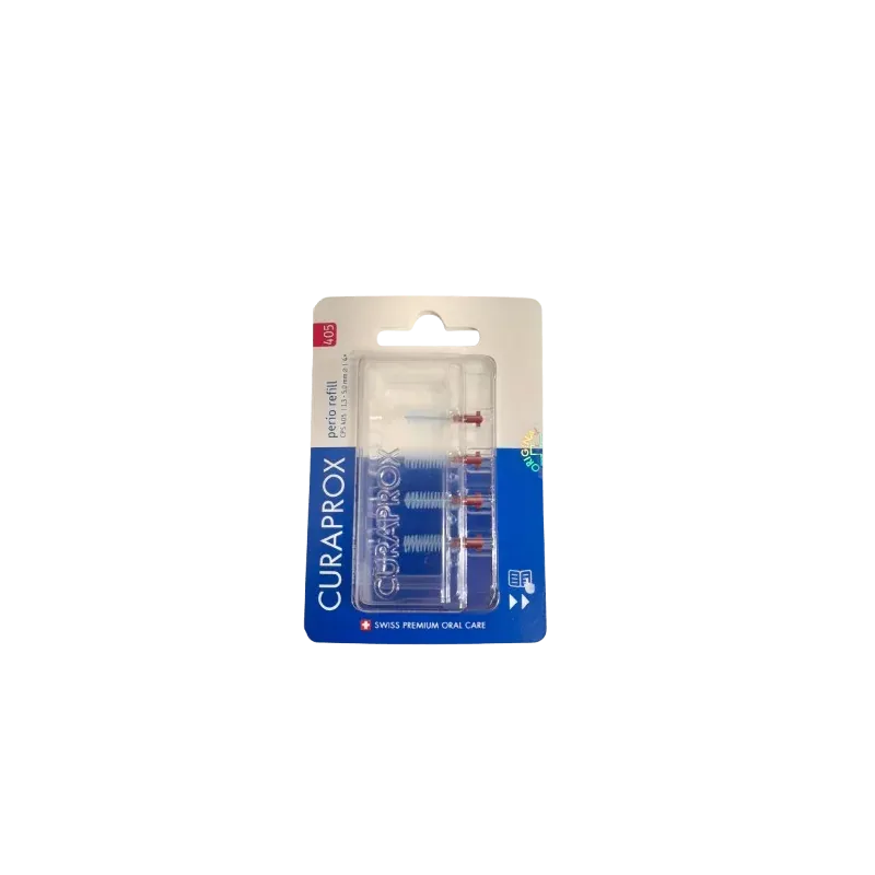 Curaprox Perio Refill Brossettes CPS 405 1,4 - 5,0 mm X4 -Univers Pharmacie