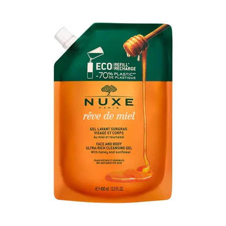 Nuxe Rêve de Miel Recharge Gel Lavant Surgras 400ml