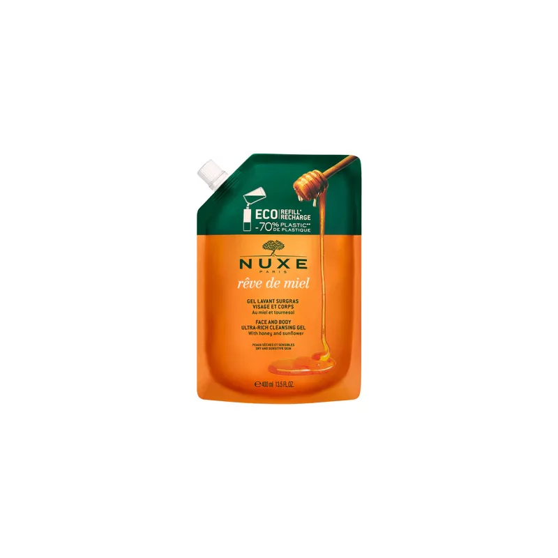 Nuxe Rêve de Miel Recharge Gel Lavant Surgras 400ml