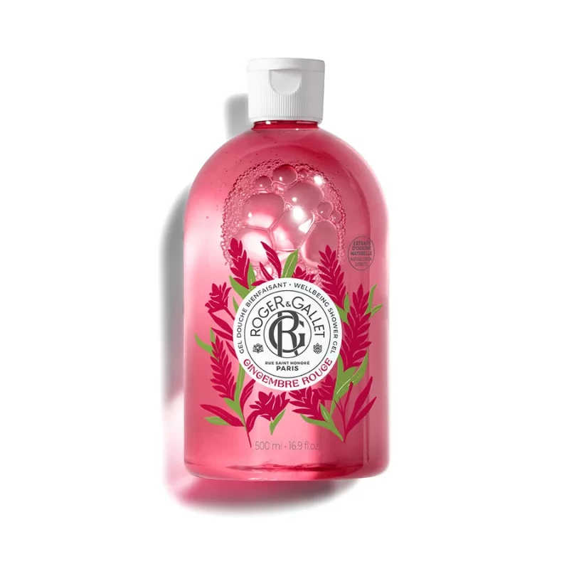 Roger & Gallet Gel Douche Bienfaisant Gingembre Rouge 500ml - Univers Pharmacie