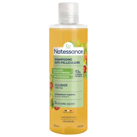 Natessance Shampooing Anti-pelliculaire 250ml - Univers Pharmacie