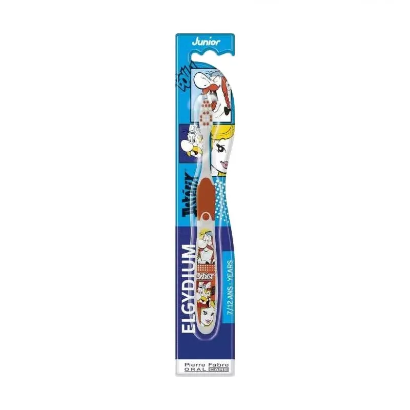 Elgydium Junior Brosse à Dents 7-12 ans Astérix - Univers Pharmacie Elgydium Junior Brosse à Dents 7-12 ans Astérix - Univers Pharmacie
