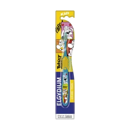 Elgydium Kids Brosse à Dents 2-6 ans Astérix - Univers Pharmacie