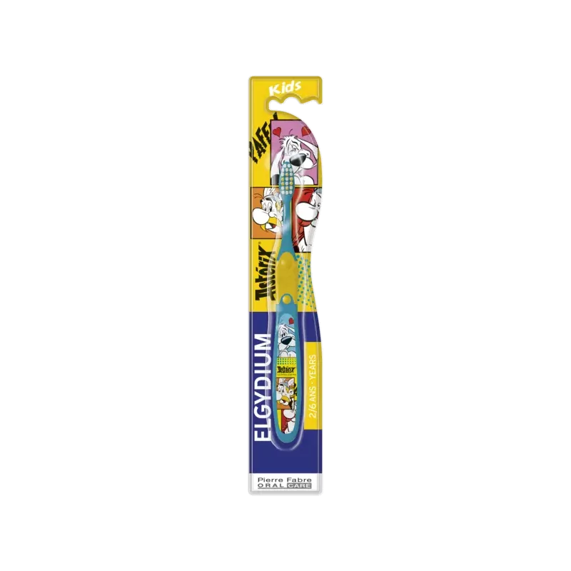 Elgydium Kids Brosse à Dents 2-6 ans Astérix - Univers Pharmacie