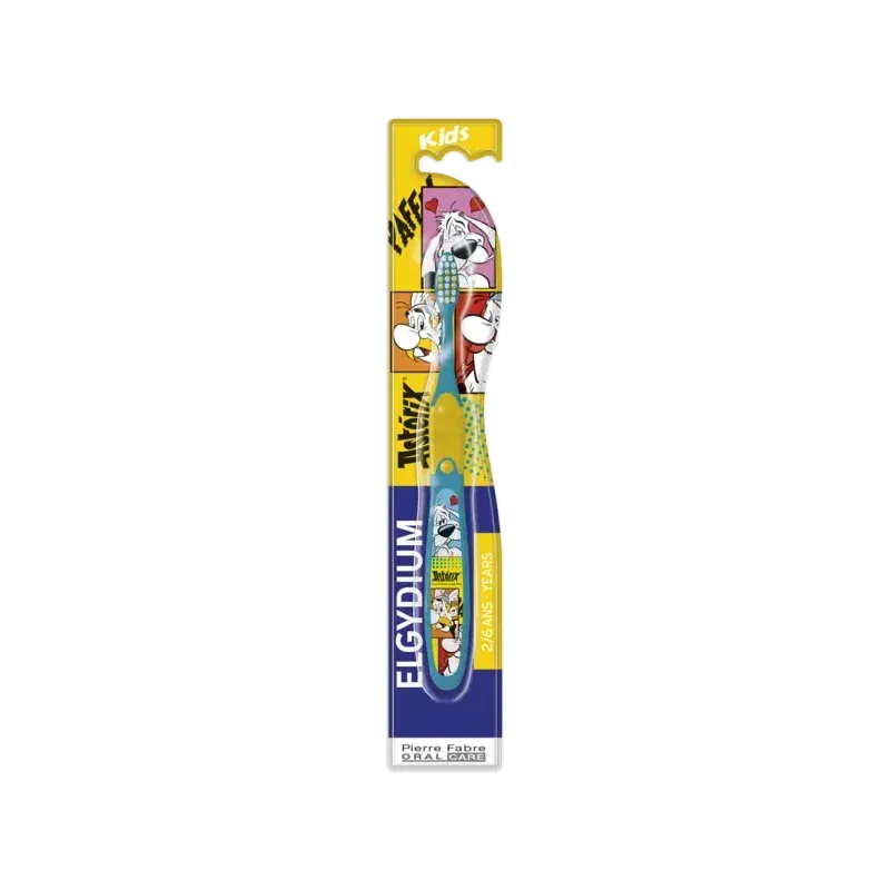 Elgydium Kids Brosse à Dents 2-6 ans Astérix - Univers Pharmacie