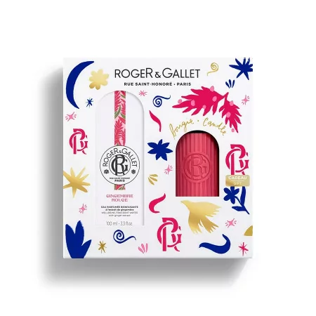 Roger&Gallet Coffret Eau Parfumée + Bougie Gingembre Rouge - Univers Pharmacie