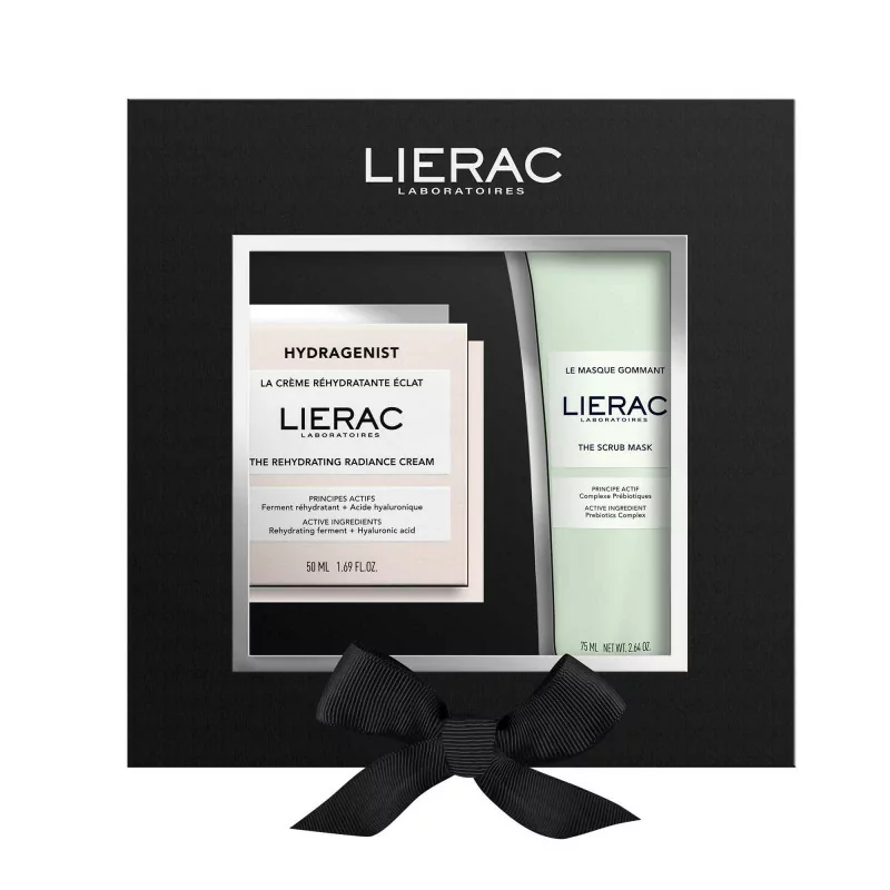 Lierac Coffret Hydragenist Crème Réhydratante Eclat + Masque Gommant - Univers Pharmacie