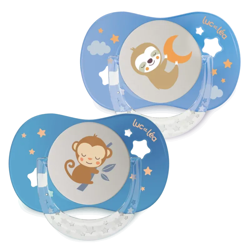 Luc et Léa Essentiel Nuit Sucette +18m X2 - Univers Pharmacie