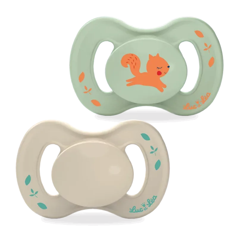 Luc et Léa Nature Extra-fine Anatomique Sucette 6-18m X2 - Univers Pharmacie