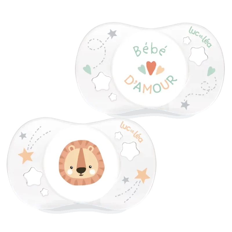 Luc et Léa Essentiel Naissance Sucette 0-2m X2 - Univers Pharmacie