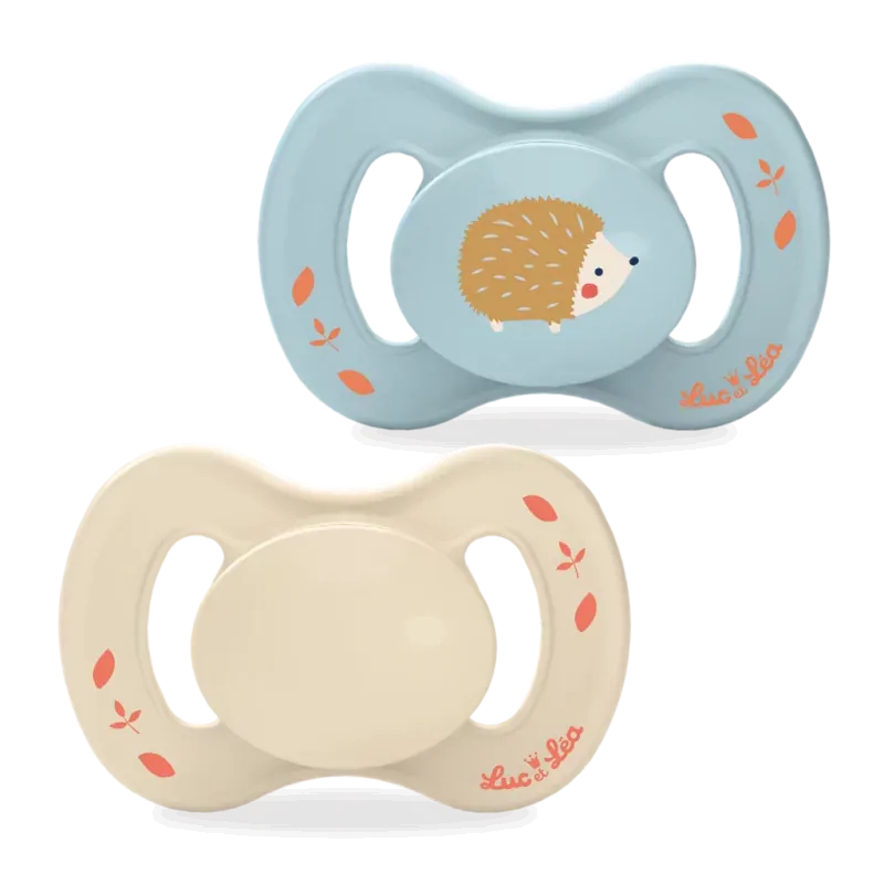 Luc et Léa Nature Extra-fine Anatomique Sucette 0-6m X2 - Univers Pharmacie