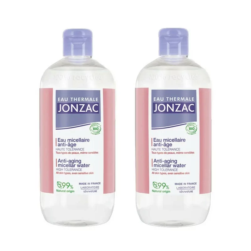 Jonzac Eau Micellaire Anti-âge Bio 2X500ml - Univers Pharmacie