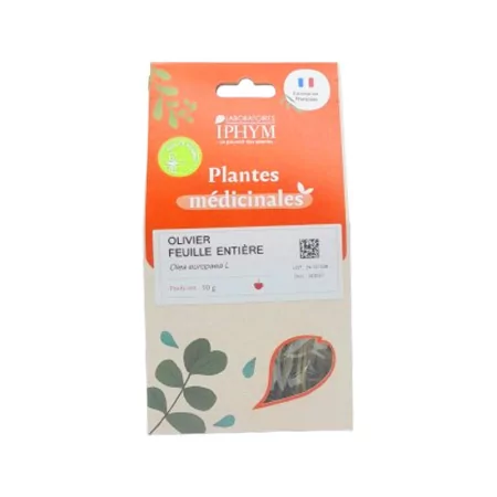 Laboratoires Iphym Plantes Médicinales Olivier Feuille Entière 50g - Univers Pharmacie