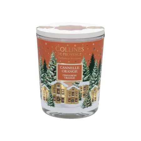 Collines de Provence Bougie Parfumée Orange Cannelle 180g - Univers Pharmacie