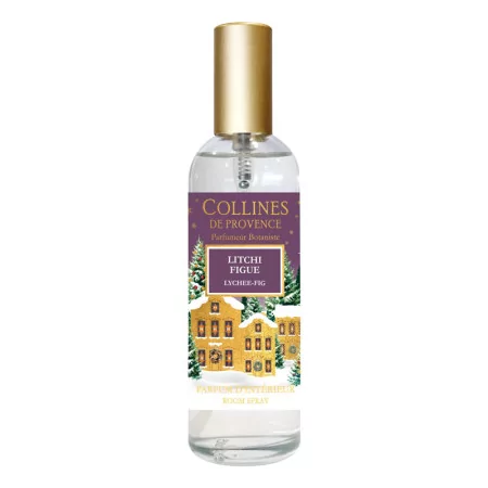 Collines de Provence Parfum d'Intérieur Litchi Figue 100ml - Univers Pharmacie