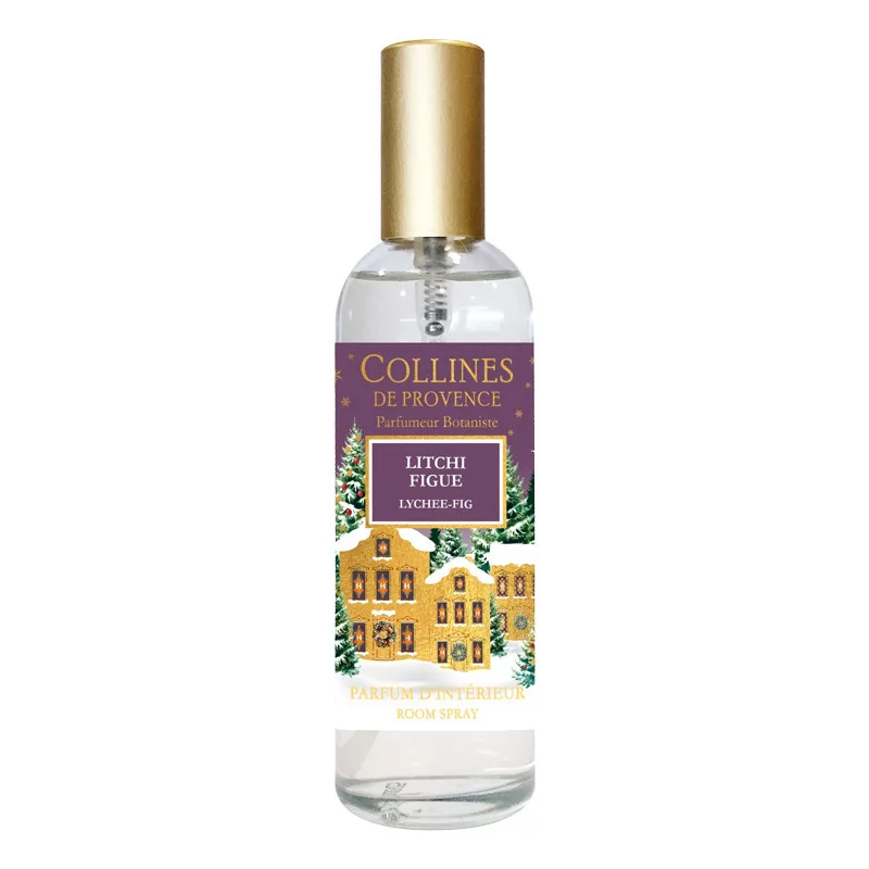 Collines de Provence Parfum d'Intérieur Litchi Figue 100ml - Univers Pharmacie