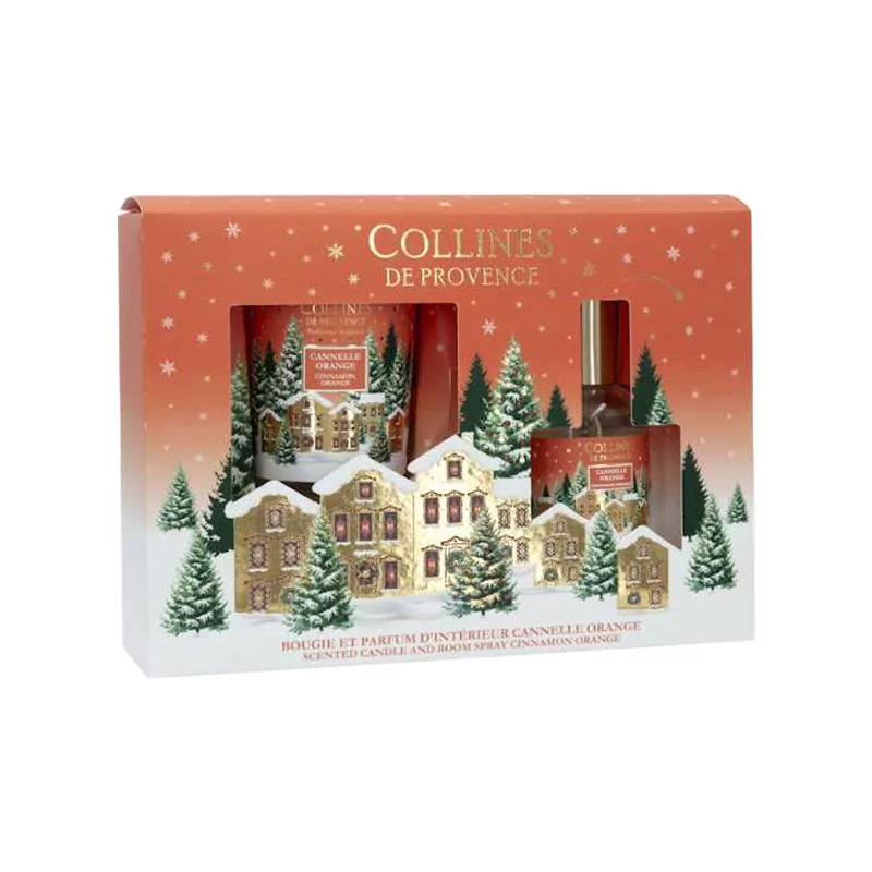 Collines de Provence Coffret de Noël Cannelle Orange - Univers Pharmacie