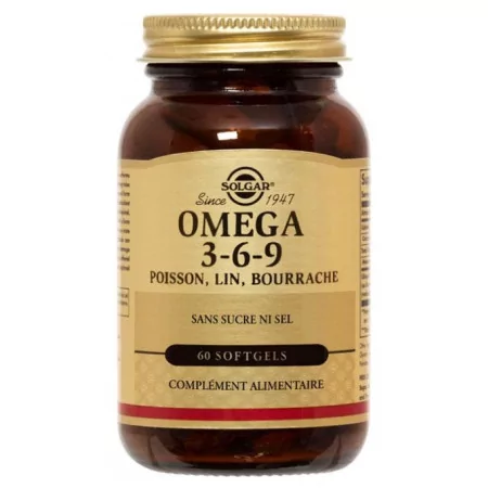 Solgar Omega 3-6-9 60 capsules - Univers Pharmacie