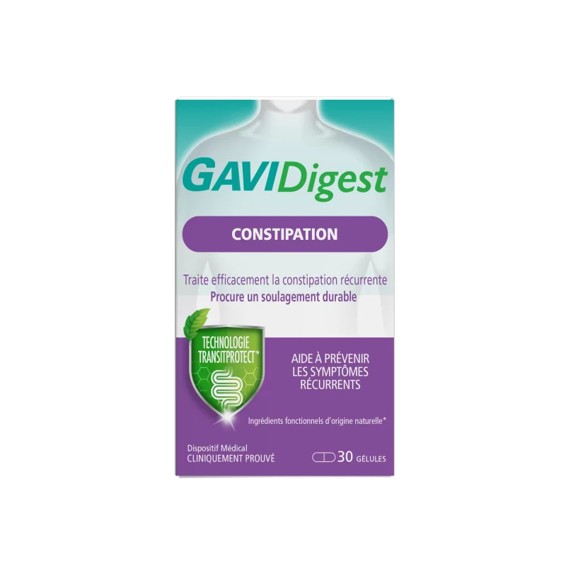 GaviDigest Constipation 30 gélules - Univers Pharmacie