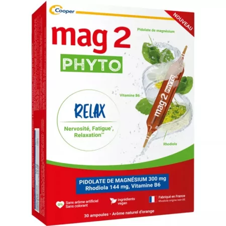 Mag 2 Phyto Relax 30 ampoules - Univers Pharmacie