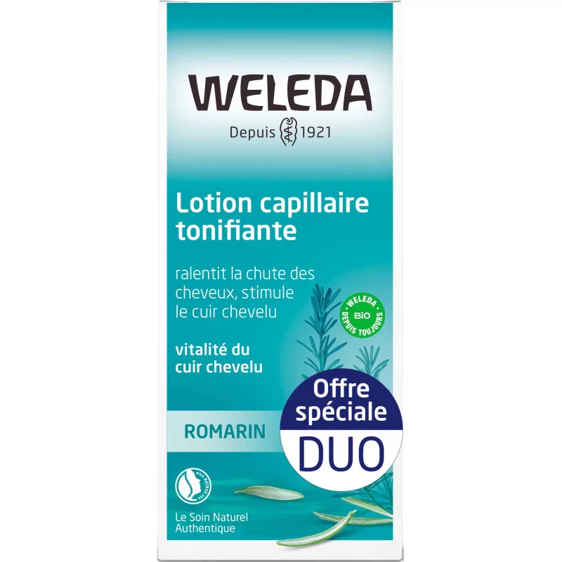 Weleda Lotion Capillaire Tonifiante Romarin 2X100ml - Univers Pharmacie