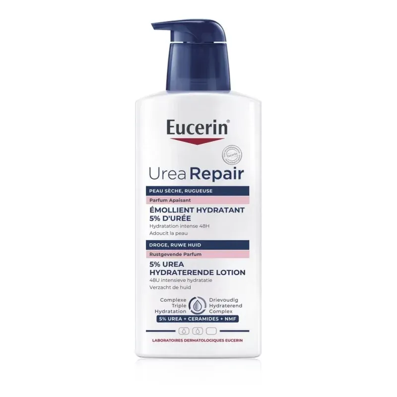 Eucerin UreaRepair Emollient Hydratant 5% d'Urée 400ml - Univers Pharmacie Eucerin UreaRepair Emollient Hydratant 5% d'Urée 400ml - Univers Pharmacie