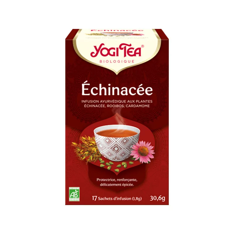 Yogi Tea Echinacée Infusion Bio 17 sachets