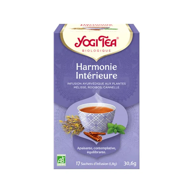 Yogi Tea Harmonie Intérieure Tisane Bio 17 sachets - Univers Pharmacie Yogi Tea Harmonie Intérieure Tisane Bio 17 sachets - Univers Pharmacie