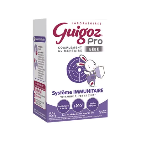 Guigoz Pro Bébé Système Immunitaire 21 sachets - Univers Pharmacie