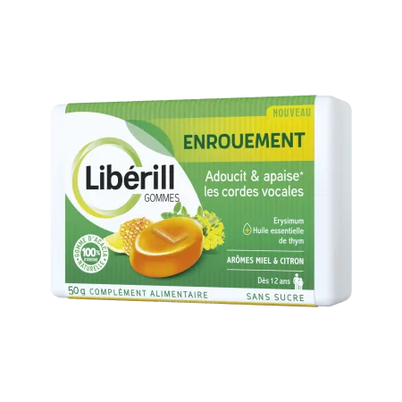 Libérill Gommes Enrouement 50g - Univers Pharmacie