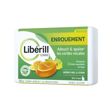 Libérill Gommes Enrouement 50g - Univers Pharmacie