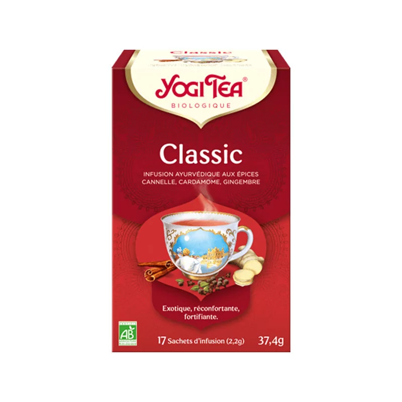 Yogi Tea Classic Infusion Bio 17 sachets - Univers Pharmacie