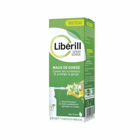 Libérill Spray Gorge Maux de Gorge 20ml - Univers Pharmacie