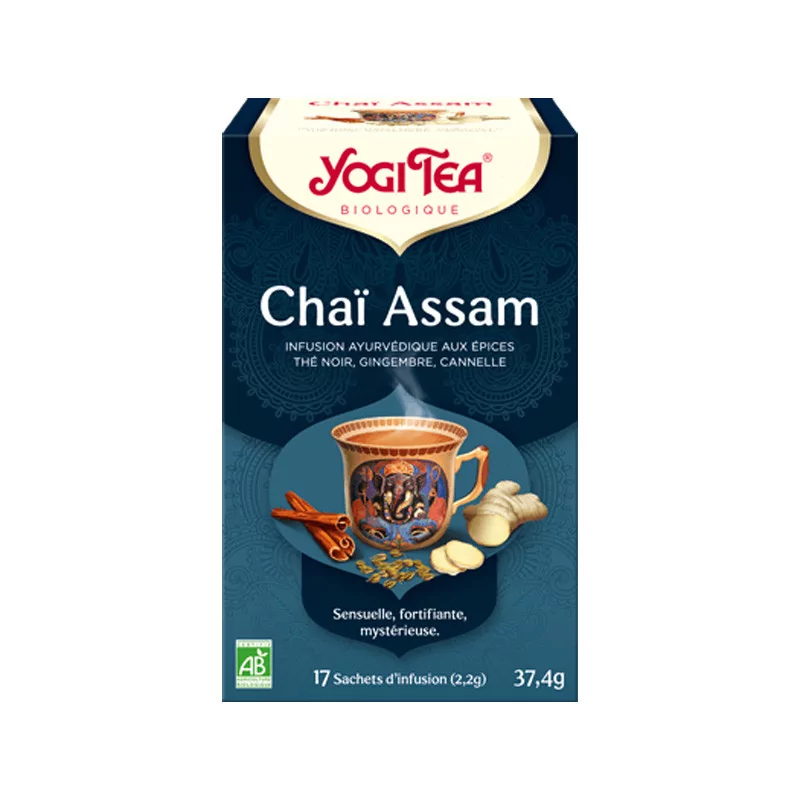 Yogi Tea Chaï Assam Infusion Bio 17 sachets - Univers Pharmacie