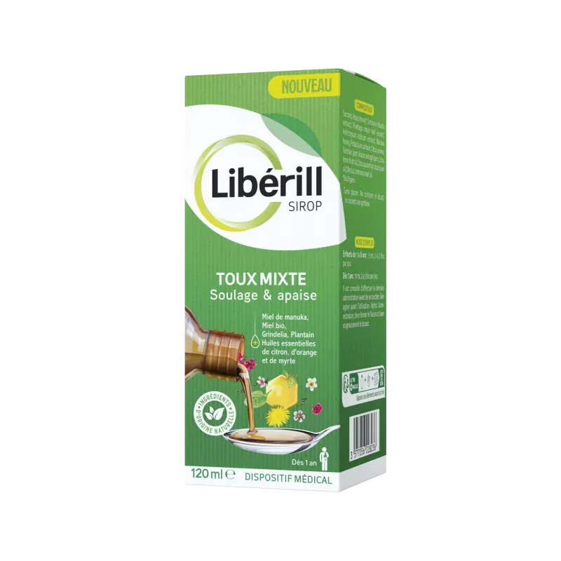 Libérill Sirop Toux Mixte 120ml - Univers Pharmacie