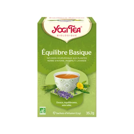 Yogi Tea Equilibre Basique Infusion Bio 17 sachets - Univers Pharmacie