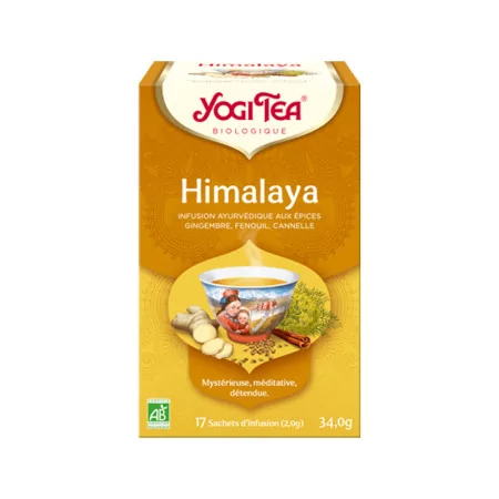 Yogi Tea Himalaya Infusion Bio 17 sachets - Univers Pharmacie