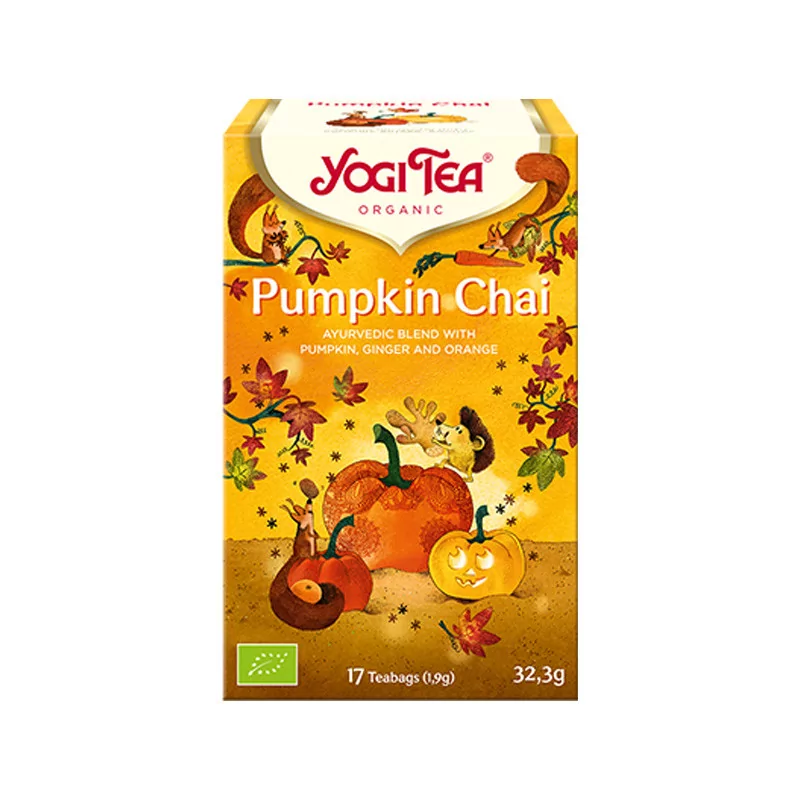 Yogi Tea Pumpkin Chaï Infusion Bio 17 sachets - Univers Pharmacie