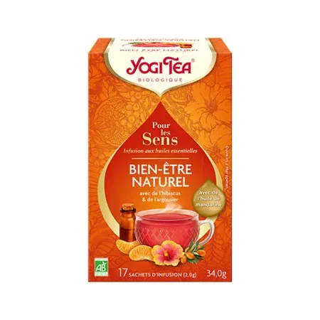 Yogi Tea Pour Les Sens Bien-être Naturel 17 sachets - Univers Pharmacie