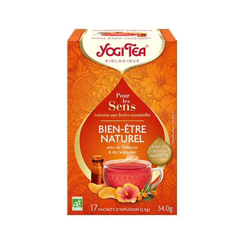 Yogi Tea Pour Les Sens Bien-être Naturel 17 sachets - Univers Pharmacie