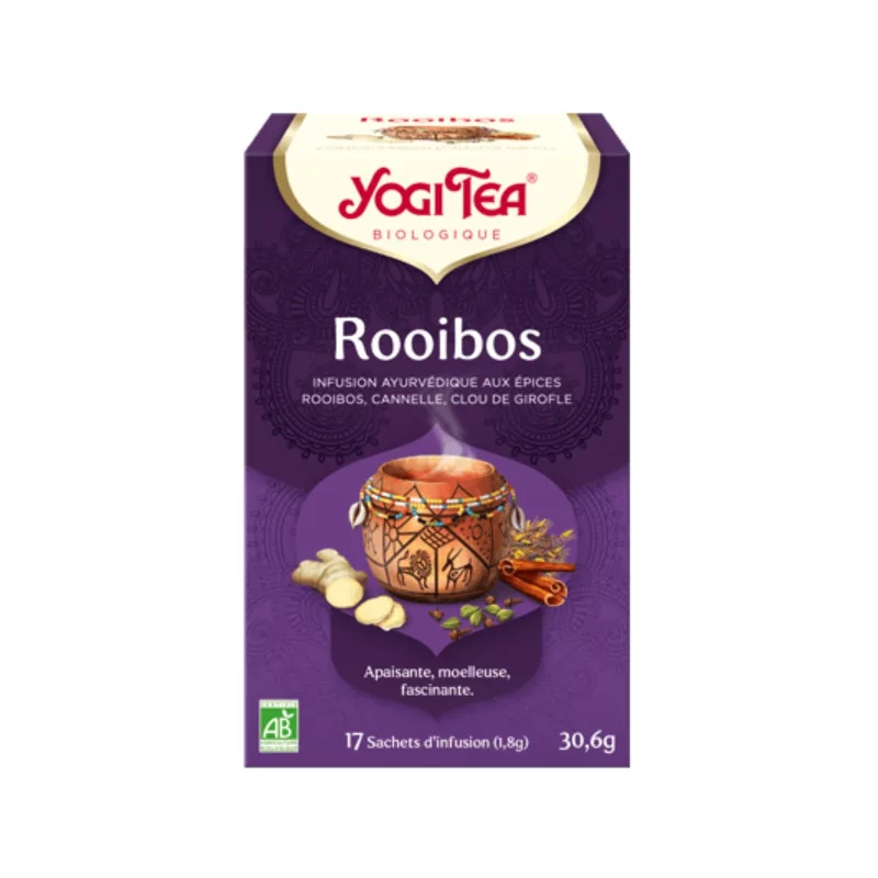 Yogi Tea Rooibos Infusion Bio 17 sachets - Univers Pharmacie