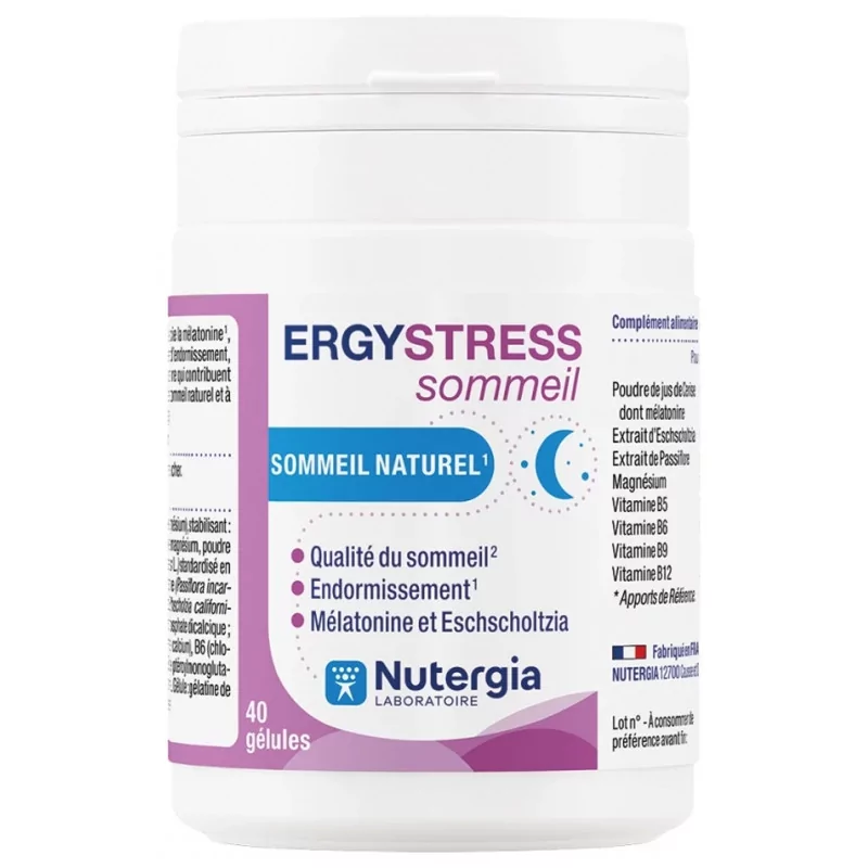 Nutergia ErgyStress Sommeil 40 gélules - Univers Pharmacie