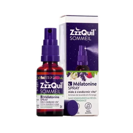 ZzzQuil Sommeil Mélatonine Spray 30ml - Univers Pharmacie