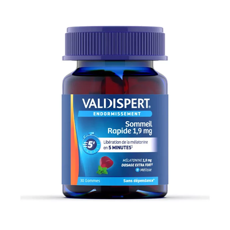 Valdispert Sommeil Rapide 1,9mg 60 gommes - Univers Pharmacie