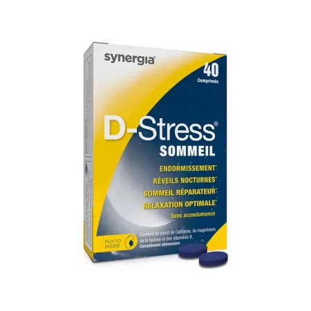 D-Stress Sommeil 40 comprimés - Univers Pharmacie