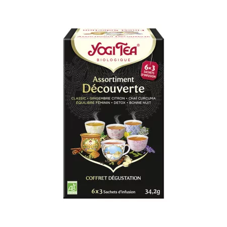 Yogi Tea Assortiment Découverte Coffret 6X3 - Univers Pharmacie