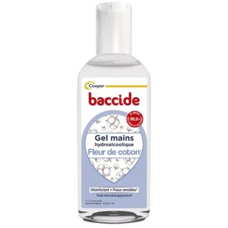 Baccide Gel Mains Hydroalcoolique Fleur de Coton 30ml - Univers Pharmacie