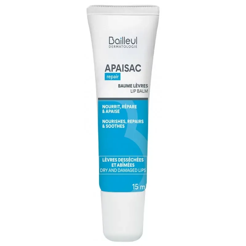 Bailleul Apaisac Repair Baumes Lèvres 15ml - Univers Pharmacie