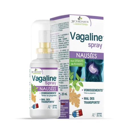 3 Chênes Vagaline Spray Nausées 25ml - Univers Pharmacie